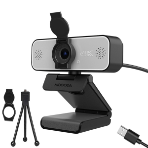 Cameră web 4K cu trepied și capac de intimitate
